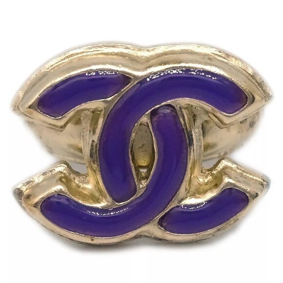 Chanel CC Ring Gold - Picture 1 of 9